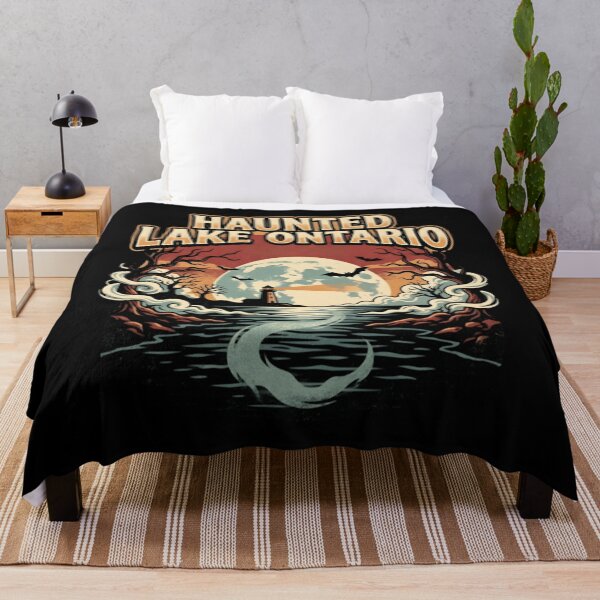 Item preview, Haunted Lake Ontario Halloween designed and sold by KrushnaChandra.