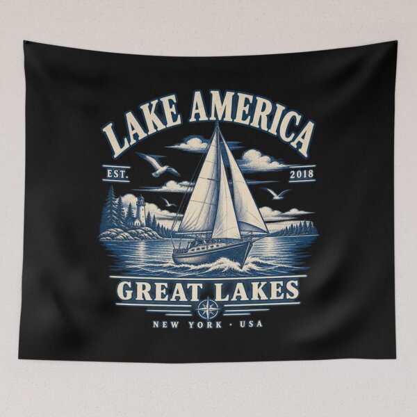 Item preview, Lake America, Lake Ontario designed and sold by KrushnaChandra.