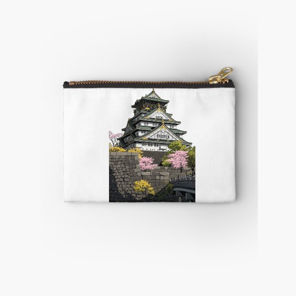 Item preview, Majestic Japanese Castle in Spring Bloom illustration designed and sold by sabartgunpla.