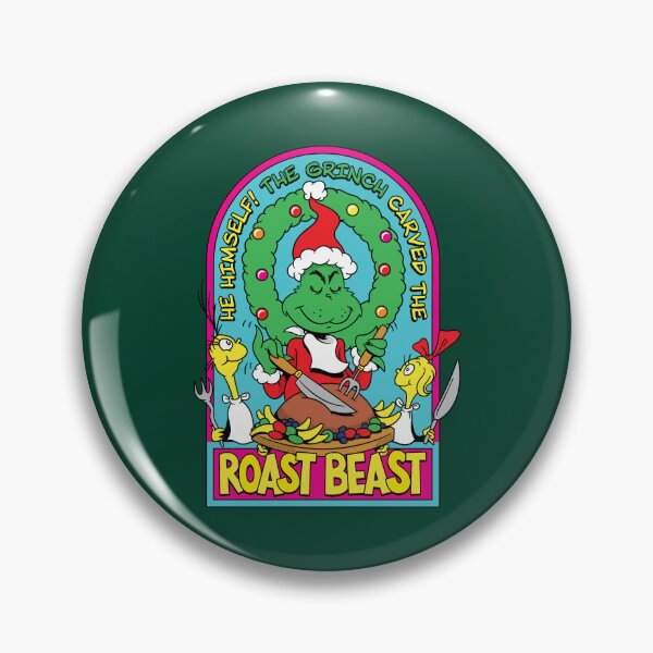 Item preview, Roast Feast Green Monster Circle designed and sold by Backusu.
