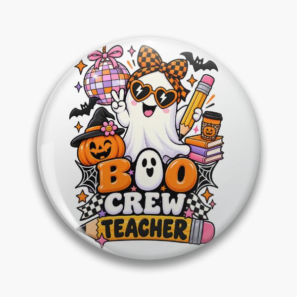 Item preview, Boo Crew Halloween Teacher Ghost designed and sold by Gallery-yuuna .
