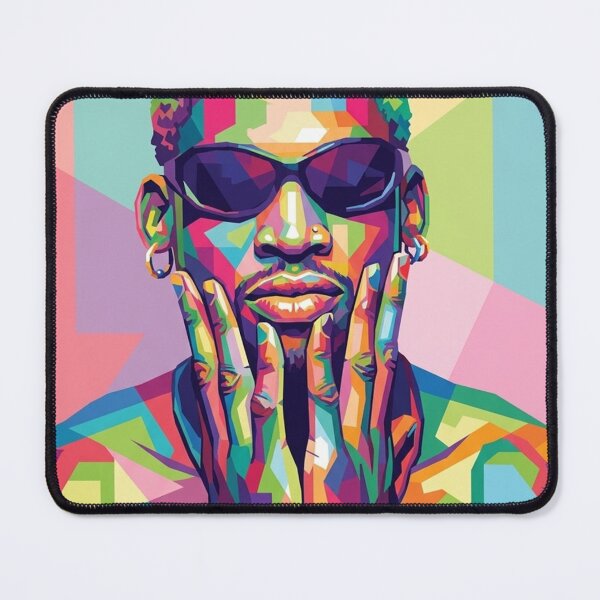 Item preview, Dennis Rodman Colorful Pop Art designed and sold by SiksisArt.