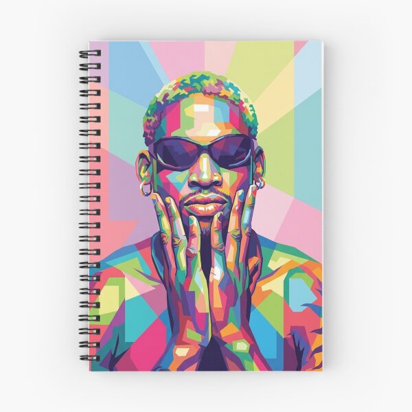 Item preview, Dennis Rodman Colorful Pop Art designed and sold by SiksisArt.