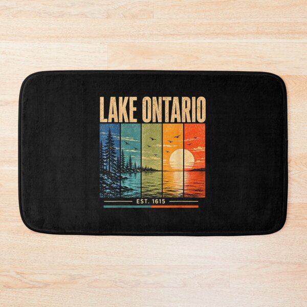 Item preview, Lake Ontario Canada Est 1615 Retro Vintage Canadian Pride designed and sold by KrushnaChandra.
