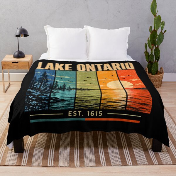 Item preview, Lake Ontario Canada Est 1615 Retro Vintage Canadian Pride designed and sold by KrushnaChandra.