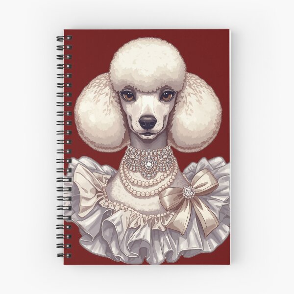 Item preview, Elegant Poodle with Pearls & Diamonds | Glam Dog Fashion Art designed and sold by RobertArt08.