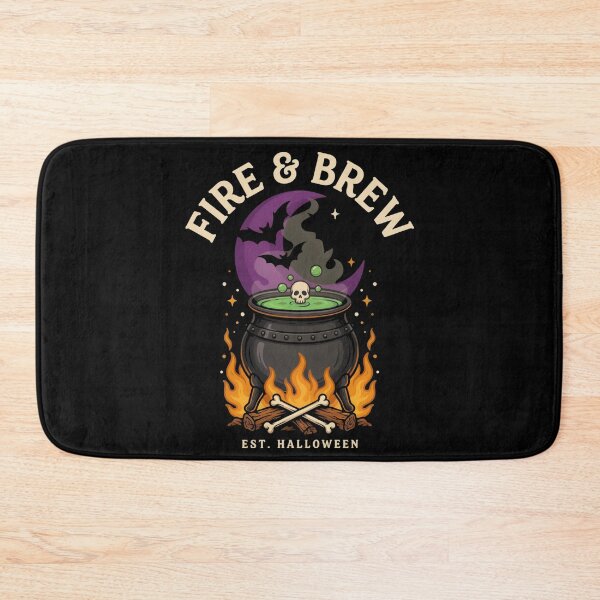 Item preview, Fire & Brew Cauldron T-Shirt | Witchcore Halloween Graphic Tee v23 designed and sold by DarylWelsh2024.