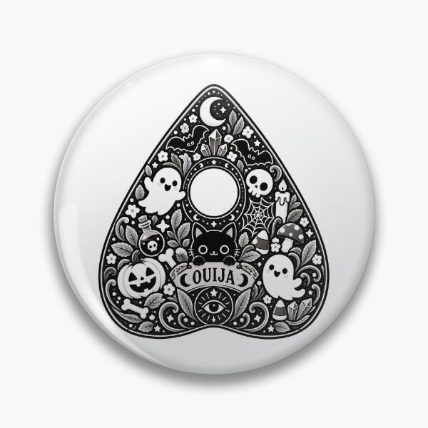 Item preview, HALLOWEEN DOODLE COLLECTION -  KAWAII GOTHIC OUIJA PLANCHETTE designed and sold by WheelieGdArt.