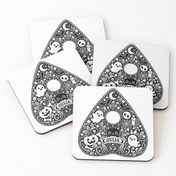 Item preview, HALLOWEEN DOODLE COLLECTION -  KAWAII GOTHIC OUIJA PLANCHETTE designed and sold by WheelieGdArt.