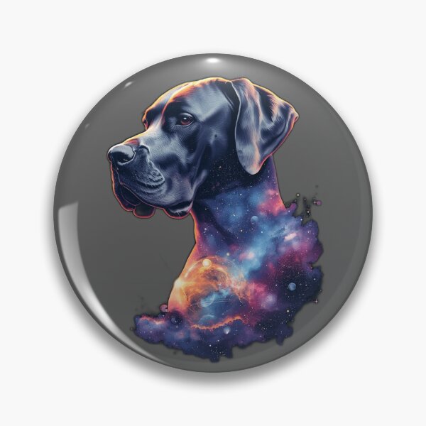 Item preview, Great Dane Galaxy Art | Cosmic Nebula Dog Portrait designed and sold by RobertArt08.