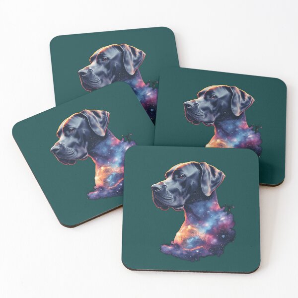 Item preview, Great Dane Galaxy Art | Cosmic Nebula Dog Portrait designed and sold by RobertArt08.