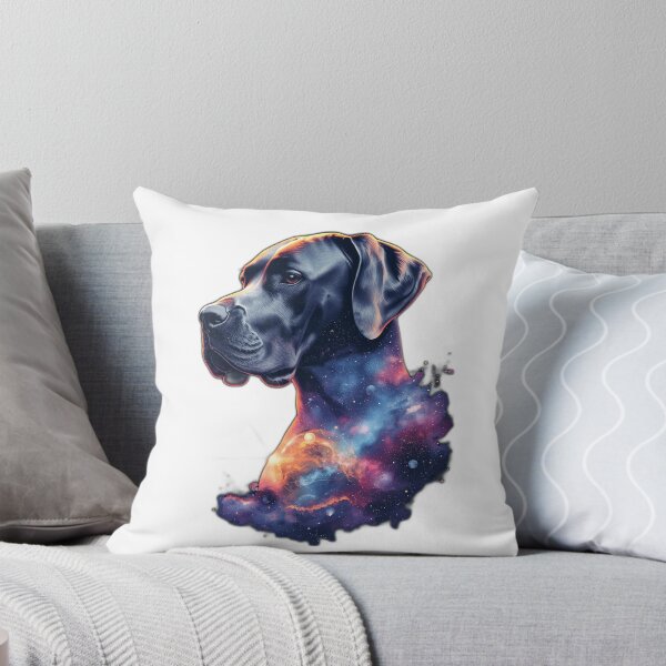 Item preview, Great Dane Galaxy Art | Cosmic Nebula Dog Portrait designed and sold by RobertArt08.