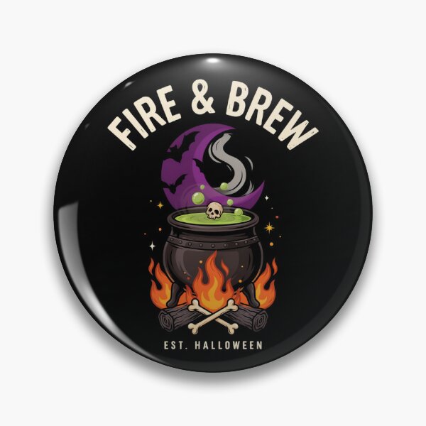 Item preview, Fire & Brew Cauldron T-Shirt | Witchcore Halloween Graphic Tee v26 designed and sold by DarylWelsh2024.