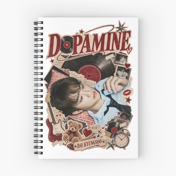 Item preview, D.O Kyungsoo DOPAMINE Retro Rock Collage designed and sold by Valeree Store.
