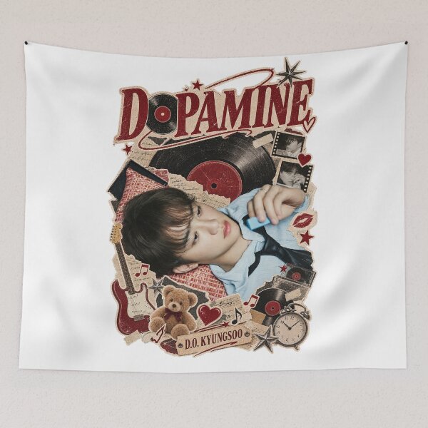 Item preview, D.O Kyungsoo DOPAMINE Retro Rock Collage designed and sold by Valeree Store.