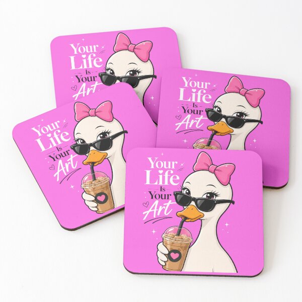 Item preview, Your Life Is Your Art Cute Duck Design designed and sold by Calfona.