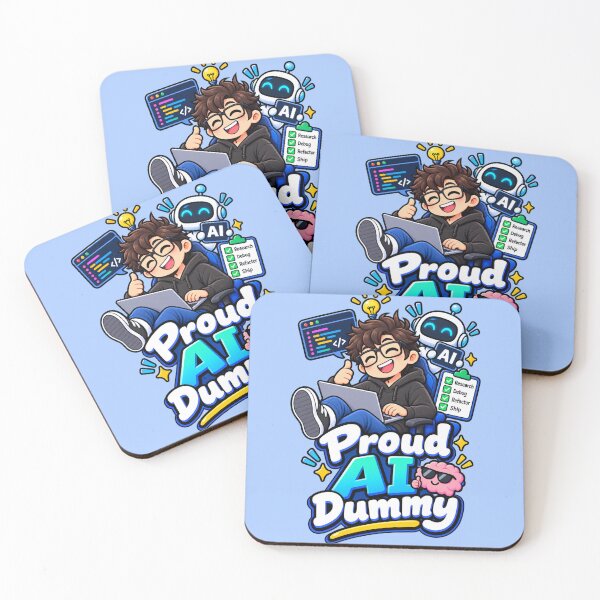 Item preview, Proud AI Dummy – Funny AI Developer Programmer designed and sold by RaulWeirdAndFun.