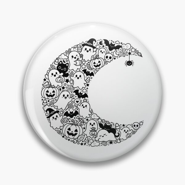 Item preview, HALLOWEEN DOODLE COLLECTION - CRESCENT MOON designed and sold by WheelieGdArt.