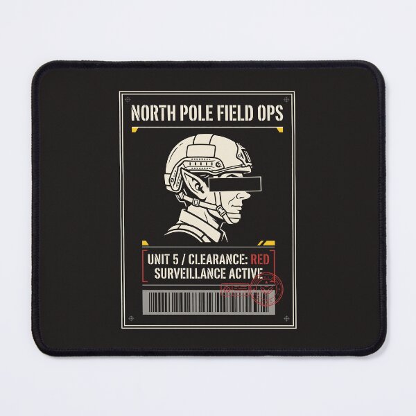 Item preview, North Pole Field Ops Elf Security Badge designed and sold by SplashTastic.
