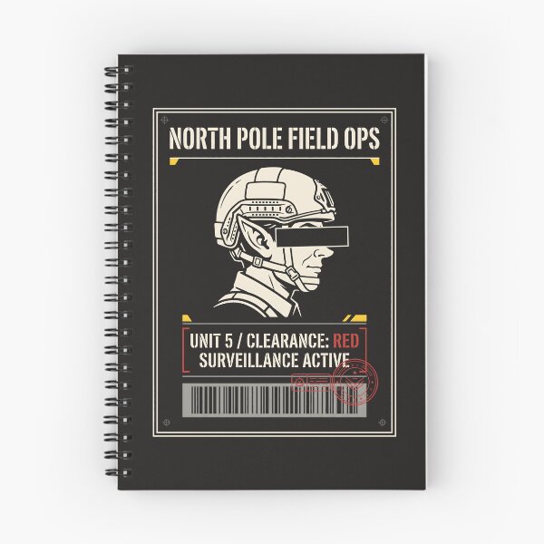 Item preview, North Pole Field Ops Elf Security Badge designed and sold by SplashTastic.
