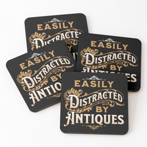 Item preview, Easily Distracted By Antiques - Antique Lover designed and sold by Good-Mood-Goods.