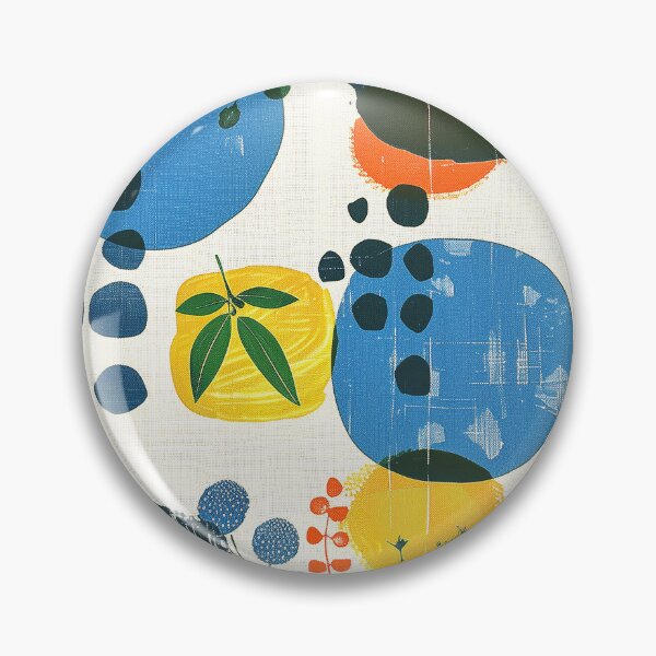 Item preview, Japandi Blue, Yellow, And Red Modern Abstract Design designed and sold by DEC02.