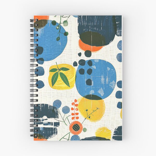 Item preview, Japandi Blue, Yellow, And Red Modern Abstract Design designed and sold by DEC02.