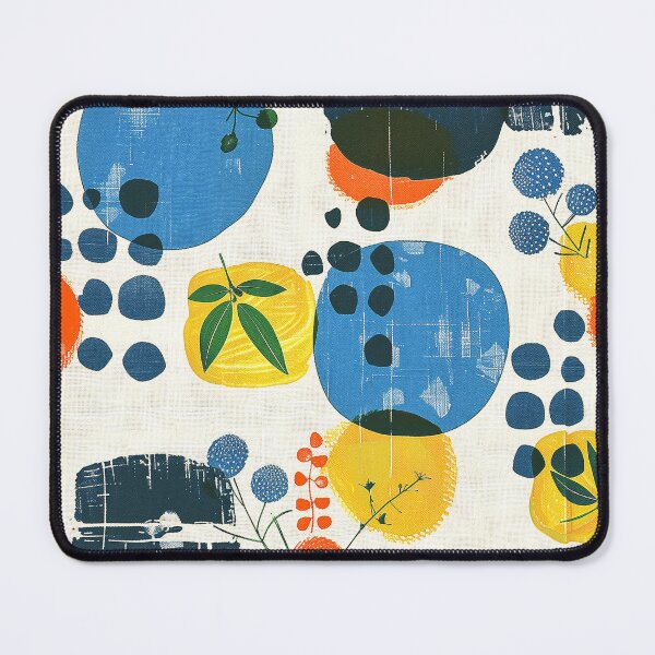 Item preview, Japandi Blue, Yellow, And Red Modern Abstract Design designed and sold by DEC02.