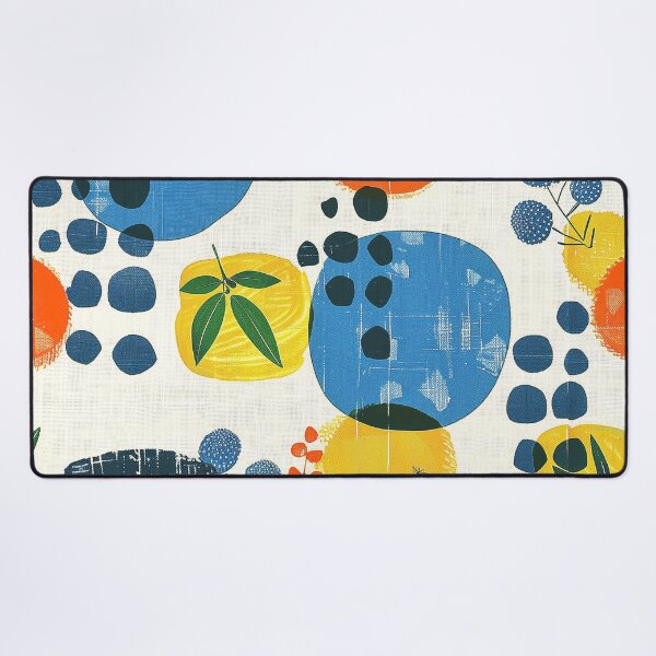 Item preview, Japandi Blue, Yellow, And Red Modern Abstract Design designed and sold by DEC02.