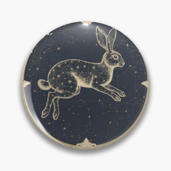 Item preview, Celestial Hare Constellation Chart designed and sold by PictorialWhimsy.