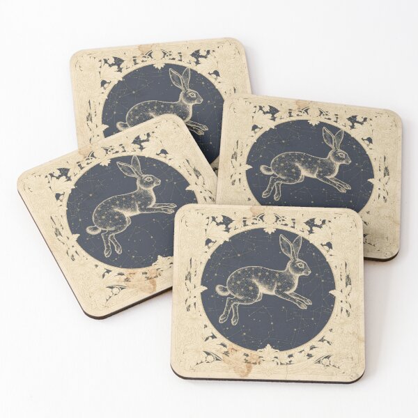 Item preview, Celestial Hare Constellation Chart designed and sold by PictorialWhimsy.