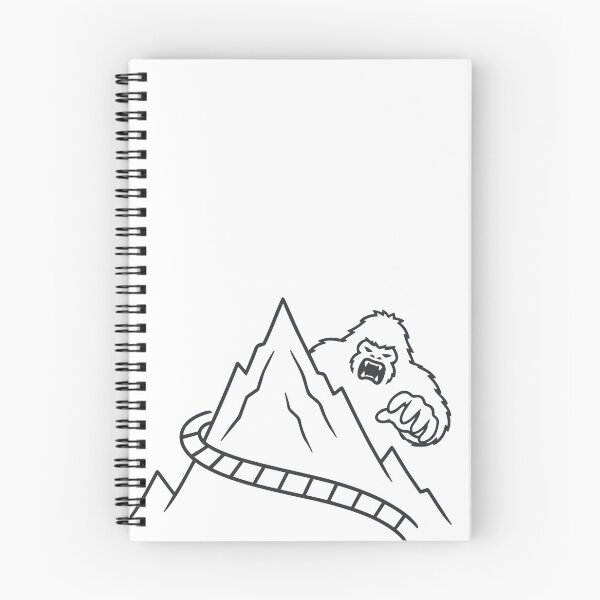 Item preview, Everest Animal Kingdom Yeti Line Art designed and sold by pixiedustpaint.