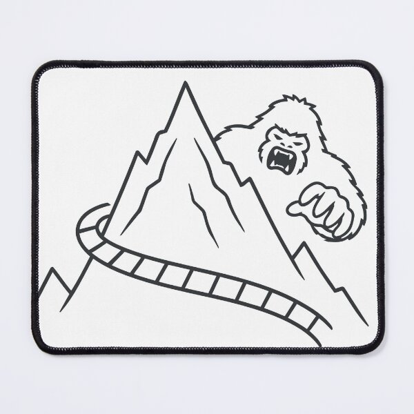 Item preview, Everest Animal Kingdom Yeti Line Art designed and sold by pixiedustpaint.