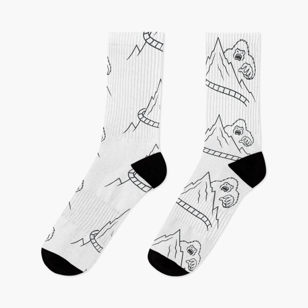 Item preview, Everest Animal Kingdom Yeti Line Art designed and sold by pixiedustpaint.