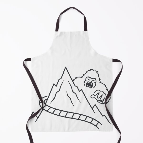 Item preview, Everest Animal Kingdom Yeti Line Art designed and sold by pixiedustpaint.