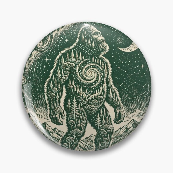 Item preview, Cosmic Sasquatch Guardian - WILD LIGHTS Galaxy Collection designed and sold by ElevatedPNW.