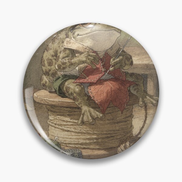 Item preview, Toad Tailor Cottagecore Art designed and sold by PictorialWhimsy.