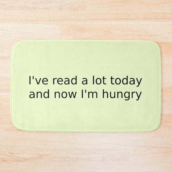 Item preview, I've read a lot today and now I'm hungry designed and sold by English Learning.