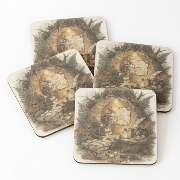 Item preview, Mouse Cartographer Folk Art designed and sold by PictorialWhimsy.
