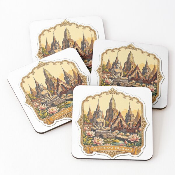 Item preview, Ayutthaya Thailand — Ancient Temple Ruins designed and sold by DogTiredbyPeter.