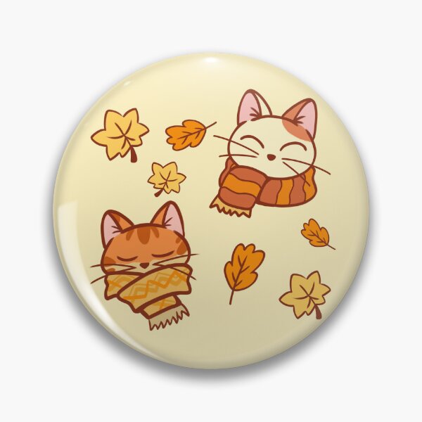 Item preview, Autumn cats pattern designed and sold by artjellybellyPH.