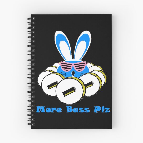 Item preview, Battery Bunny "More Bass Plz" designed and sold by EMCproductions.