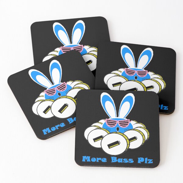Item preview, Battery Bunny "More Bass Plz" designed and sold by EMCproductions.