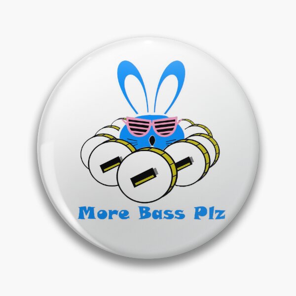 Item preview, Battery Bunny "More Bass Plz" designed and sold by EMCproductions.