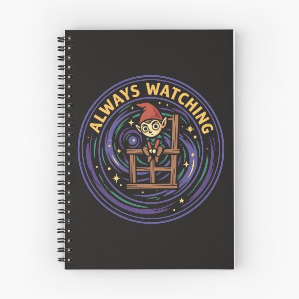 Item preview, Elf Always Watching Holiday Surveillance Badge designed and sold by SplashTastic.