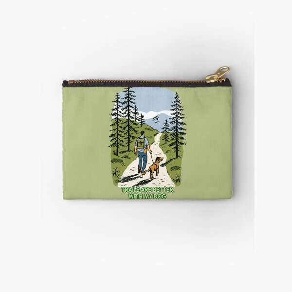 Item preview, Trails Are Better With My Dog – Hiking Dog Outdoor Adventure designed and sold by casualnature.