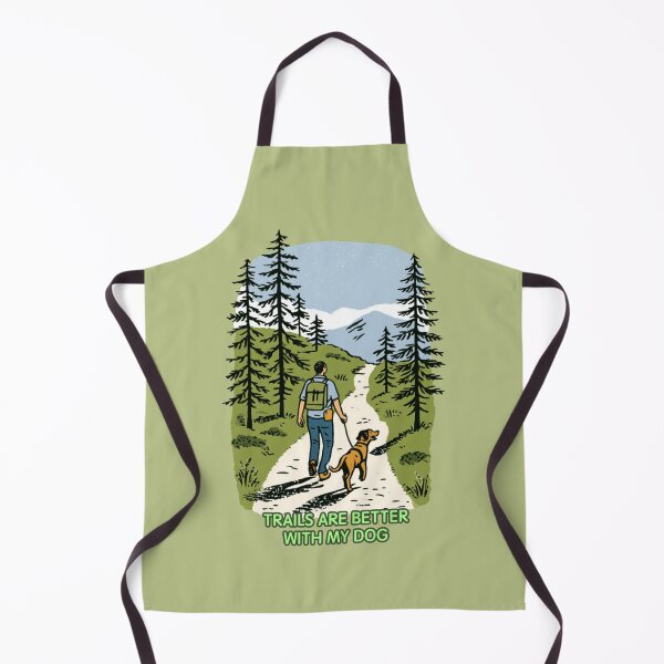 Item preview, Trails Are Better With My Dog – Hiking Dog Outdoor Adventure designed and sold by casualnature.