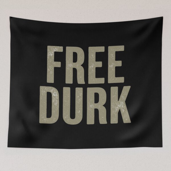 Item preview, Free Durk Hip Hop Rap Music Vintage Typography Graphic designed and sold by HevaFaraon.