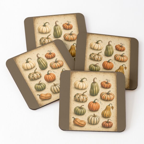 Item preview, Autumn Pumpkin Botanical Illustration Print designed and sold by TheSlowShore.