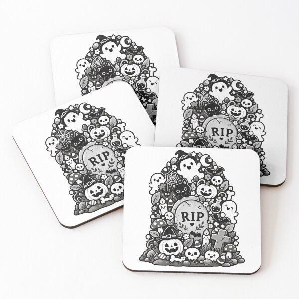 Item preview, HALLOWEEN DOODLE COLLECTION - TOMBSTONE v2 designed and sold by WheelieGdArt.